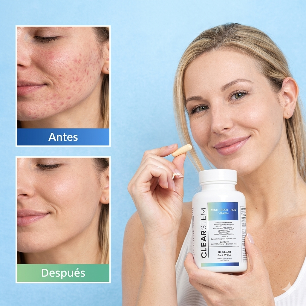 CLEARSTEM💊 Sistema Anti Acné Desde Adentro + Kit GRATIS 🎁
