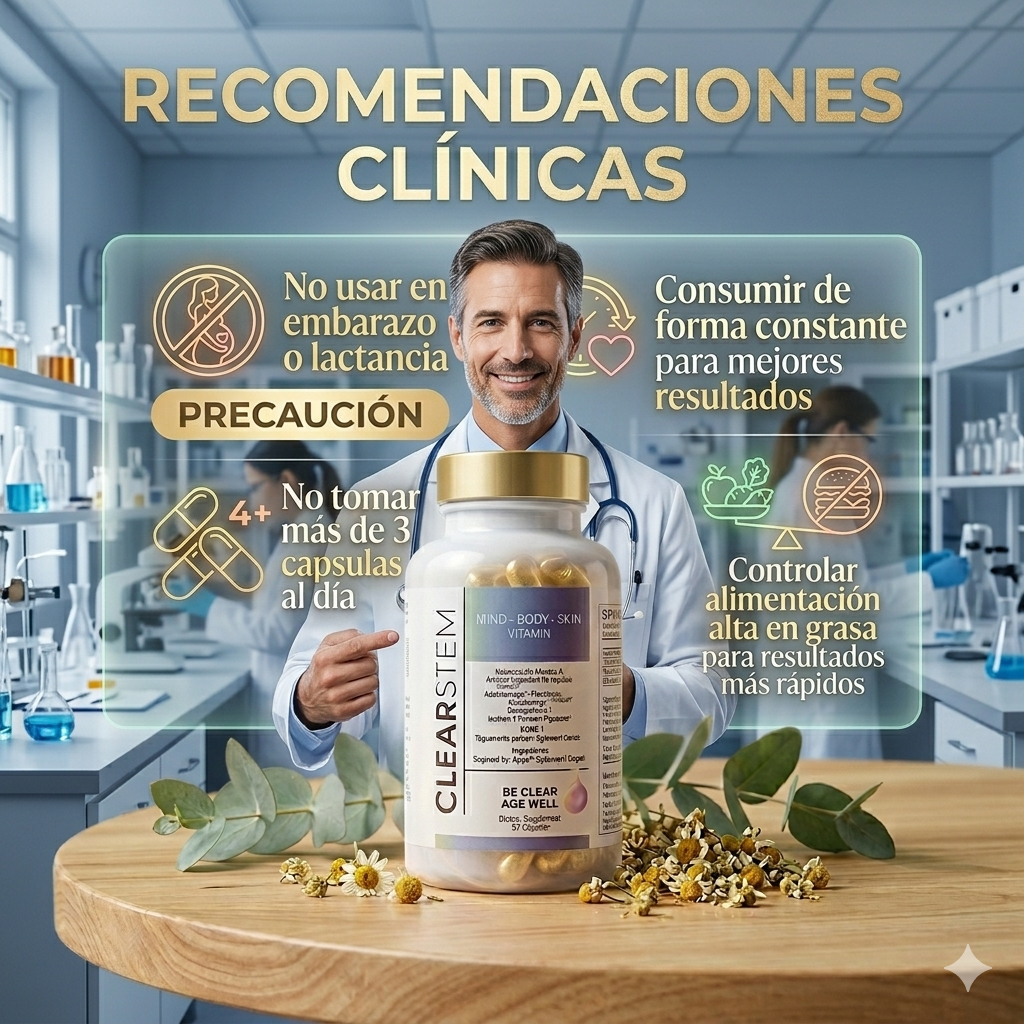 CLEARSTEM💊 Sistema Anti Acné Desde Adentro + Kit GRATIS 🎁