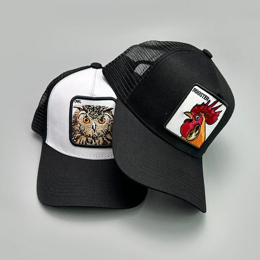 Gorra de Béisbol con Animales Divertidos